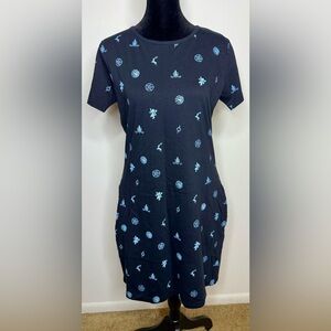 Game of Thrones dress, nightgown short sleeve 100% cotton, pockets lightweight